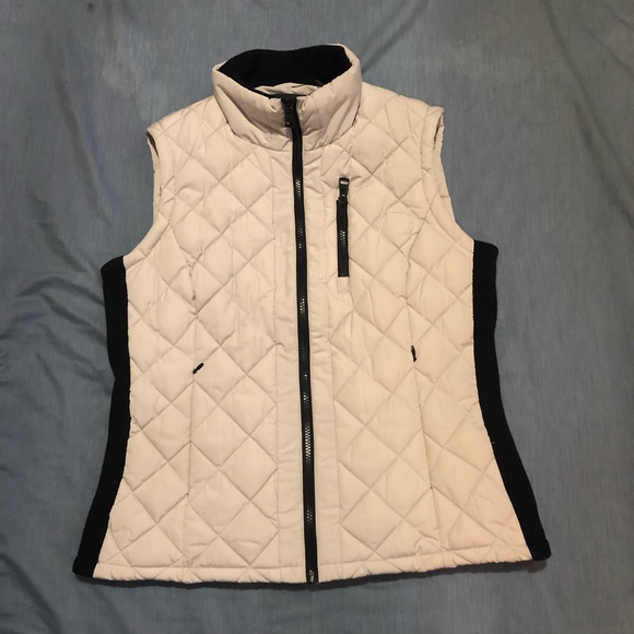 Andrew mark puffer like slash reverse weave vest women’s size M awesome look - Picture 1 of 4